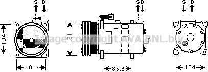 Prasco AUK156 - Kompresor, klima-Uređaj www.molydon.hr