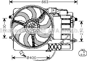 Prasco BW7516 - Ventilator, hladjenje motora www.molydon.hr