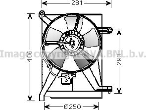 Prasco DW7510 - Ventilator, hladjenje motora www.molydon.hr