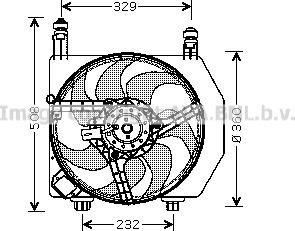 Prasco FD7525 - Ventilator, hladjenje motora www.molydon.hr