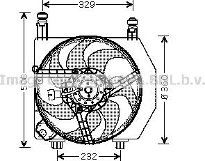 Prasco FD7522 - Ventilator, hladjenje motora www.molydon.hr