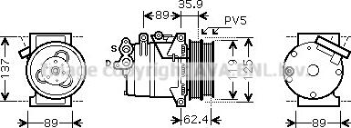 Prasco FDAK433 - Kompresor, klima-Uređaj www.molydon.hr