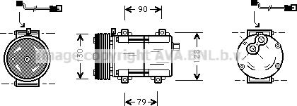Prasco FDK282 - Kompresor, klima-Uređaj www.molydon.hr