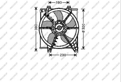 Prasco HN016F001 - Ventilator, hladjenje motora www.molydon.hr