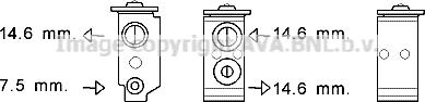 Prasco HY1364 - Ekspanzioni ventil, klima-Uređaj www.molydon.hr