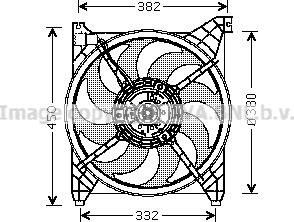 Prasco HY7505 - Ventilator, hladjenje motora www.molydon.hr