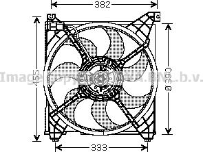 Prasco HY7508 - Ventilator, hladjenje motora www.molydon.hr
