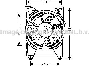 Prasco HY7514 - Ventilator, hladjenje motora www.molydon.hr