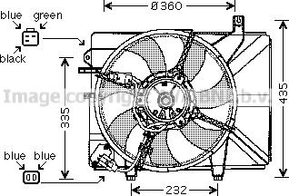 Prasco HY7511 - Ventilator, hladjenje motora www.molydon.hr