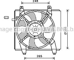 Prasco HY7512 - Ventilator, hladjenje motora www.molydon.hr
