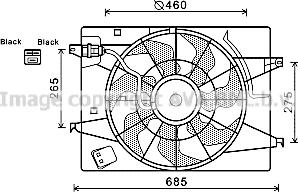 Prasco HY7533 - Ventilator, hladjenje motora www.molydon.hr