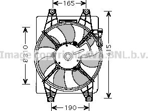 Prasco HY7523 - Ventilator, hladjenje motora www.molydon.hr