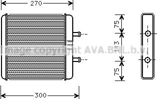 Prasco IV6048 - Izmjenjivač topline, grijanje unutrasnjeg prostora www.molydon.hr