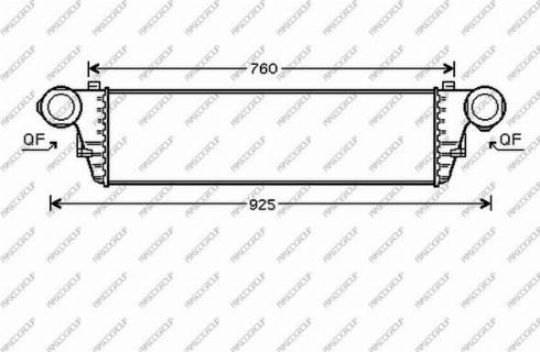 Prasco ME026N001 - Intercooler, hladnjak www.molydon.hr