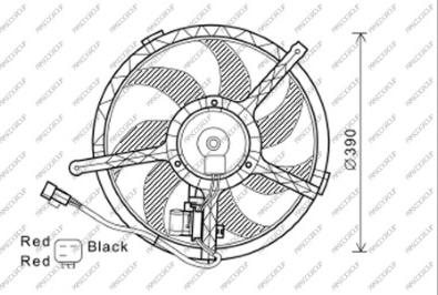 Prasco MN308F001 - Ventilator, hladjenje motora www.molydon.hr