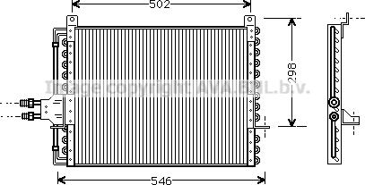 Prasco MS5205 - Kondenzator, klima-Uređaj www.molydon.hr