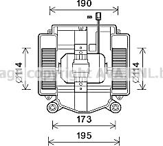 Prasco MS8669 - Elektromotor, ventilator kabine/unutrasnjeg prostora www.molydon.hr