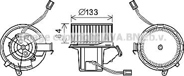 Prasco MS8628 - Elektromotor, ventilator kabine/unutrasnjeg prostora www.molydon.hr