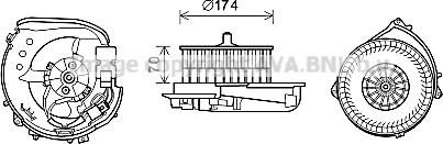 Prasco MS8622 - Ventilator kabine/unutrasnjeg prostora www.molydon.hr