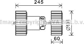 Prasco MS8675 - Elektromotor, ventilator kabine/unutrasnjeg prostora www.molydon.hr