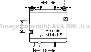 Prasco MS3323 - Uljni hladnjak, automatski mjenjač www.molydon.hr
