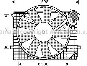 Prasco MS7505 - Ventilator, hladjenje motora www.molydon.hr