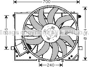Prasco MS7506 - Ventilator, hladjenje motora www.molydon.hr