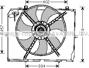 Prasco MS7503 - Ventilator, hladjenje motora www.molydon.hr