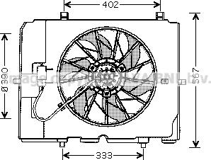 Prasco MS7502 - Ventilator, hladjenje motora www.molydon.hr