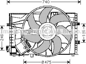 Prasco MS7507 - Ventilator, hladjenje motora www.molydon.hr