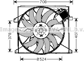 Prasco MS7519 - Ventilator, hladjenje motora www.molydon.hr