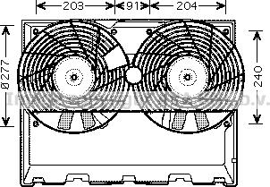 Prasco MS7515 - Ventilator, hladjenje motora www.molydon.hr