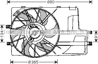 Prasco MS7511 - Ventilator, hladjenje motora www.molydon.hr