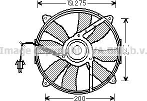 Prasco MS7520 - Ventilator, hladjenje motora www.molydon.hr