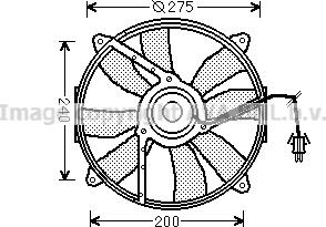 Prasco MS7521 - Ventilator, hladjenje motora www.molydon.hr