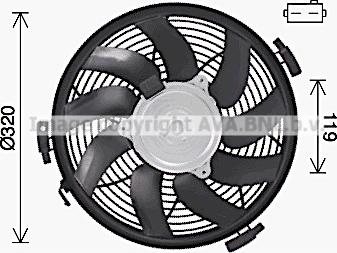 Prasco MS7719 - Ventilator, hladjenje motora www.molydon.hr