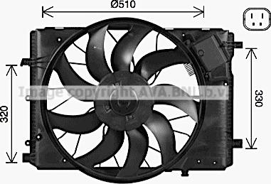 Prasco MS7735 - Ventilator, hladjenje motora www.molydon.hr