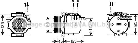 Prasco MSK456 - Kompresor, klima-Uređaj www.molydon.hr