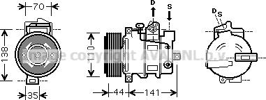 Prasco MSK401 - Kompresor, klima-Uređaj www.molydon.hr