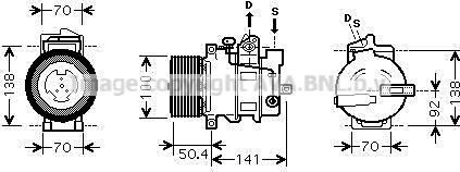 Prasco MSK431 - Kompresor, klima-Uređaj www.molydon.hr