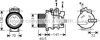 Prasco MSK476 - Kompresor, klima-Uređaj www.molydon.hr