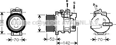 Prasco MSK590 - Kompresor, klima-Uređaj www.molydon.hr