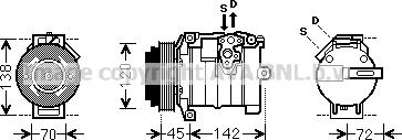 Prasco MSK574 - Kompresor, klima-Uređaj www.molydon.hr