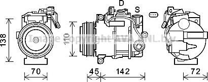 Prasco MSK697 - Kompresor, klima-Uređaj www.molydon.hr