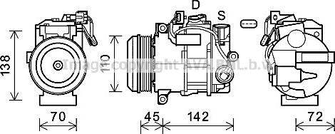 Prasco MSK682 - Kompresor, klima-Uređaj www.molydon.hr