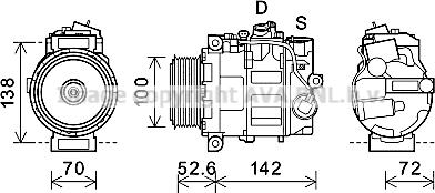 Prasco MSK639 - Kompresor, klima-Uređaj www.molydon.hr