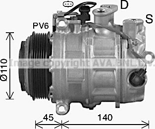 Prasco MSK736 - Kompresor, klima-Uređaj www.molydon.hr