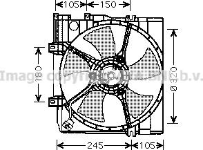 Prasco SU7508 - Ventilator, hladjenje motora www.molydon.hr