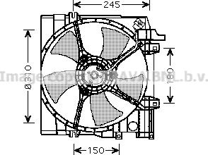 Prasco SU7513 - Ventilator, hladjenje motora www.molydon.hr