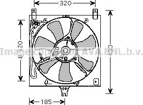 Prasco SZ7504 - Ventilator, hladjenje motora www.molydon.hr